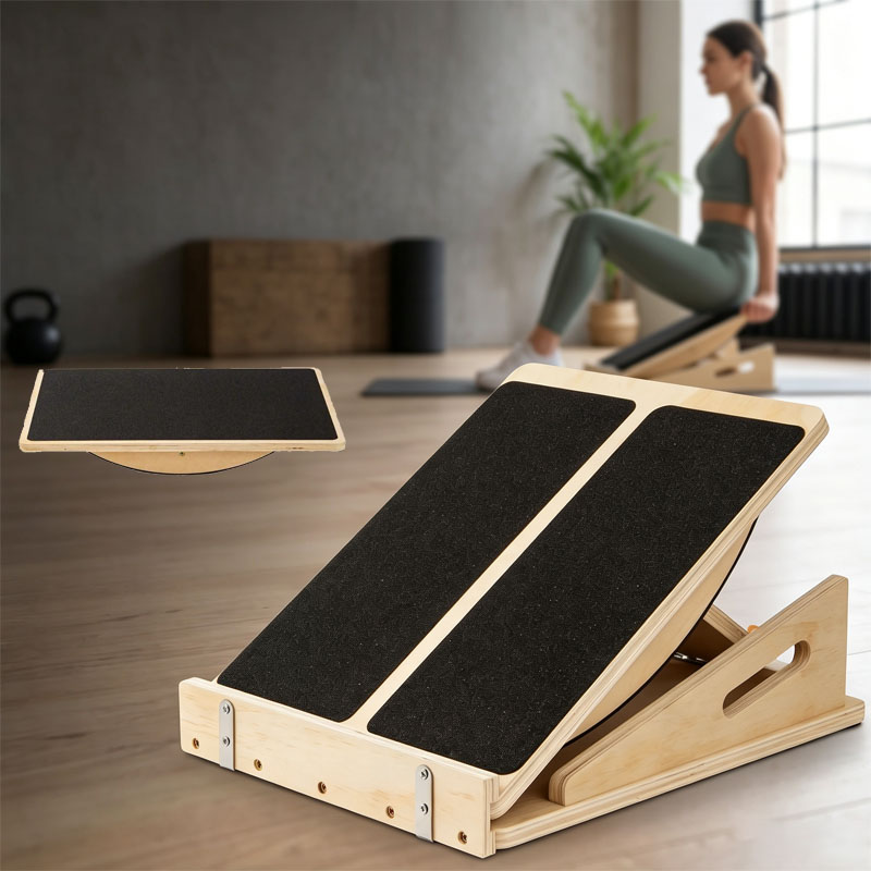 Leg Home Gym Workout - Planche d'équilibre et de stretching 2-en-1