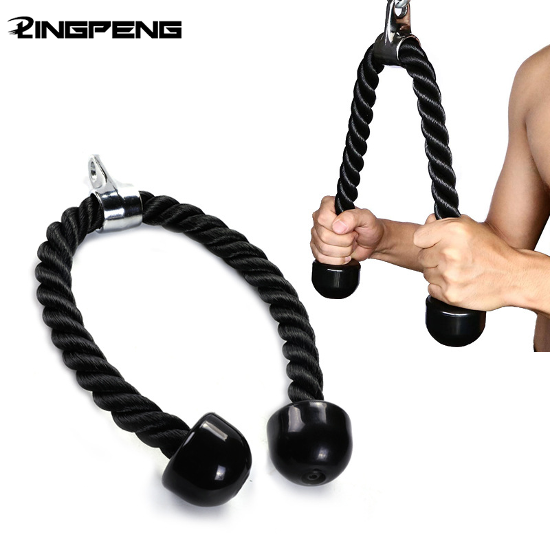 Lat Pulldown Cable - Triceps abaissement corde visage tirer poignées