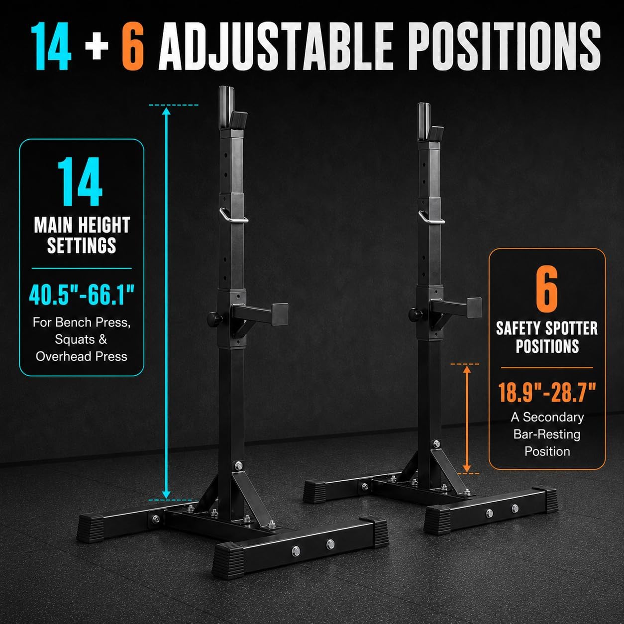 Supports réglables pour rack d - Home Gym Portable avis et prix